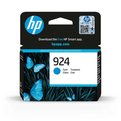 HP 924 Cyan Cartucho de Tinta Original - 4K0U3NE. 400 Paginas