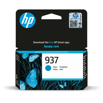 HP 937 Cyan Cartucho de Tinta Original - 4S6W2NE. 800 Paginas