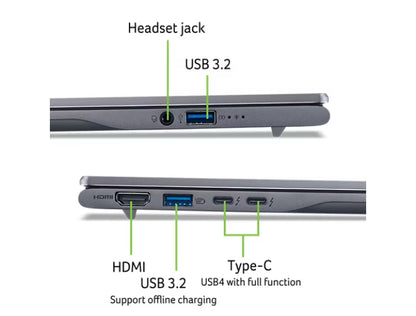 Acer Swift 14 AI SF14-51-7658 U7-256V 16Gb 1Tb 14" W11H