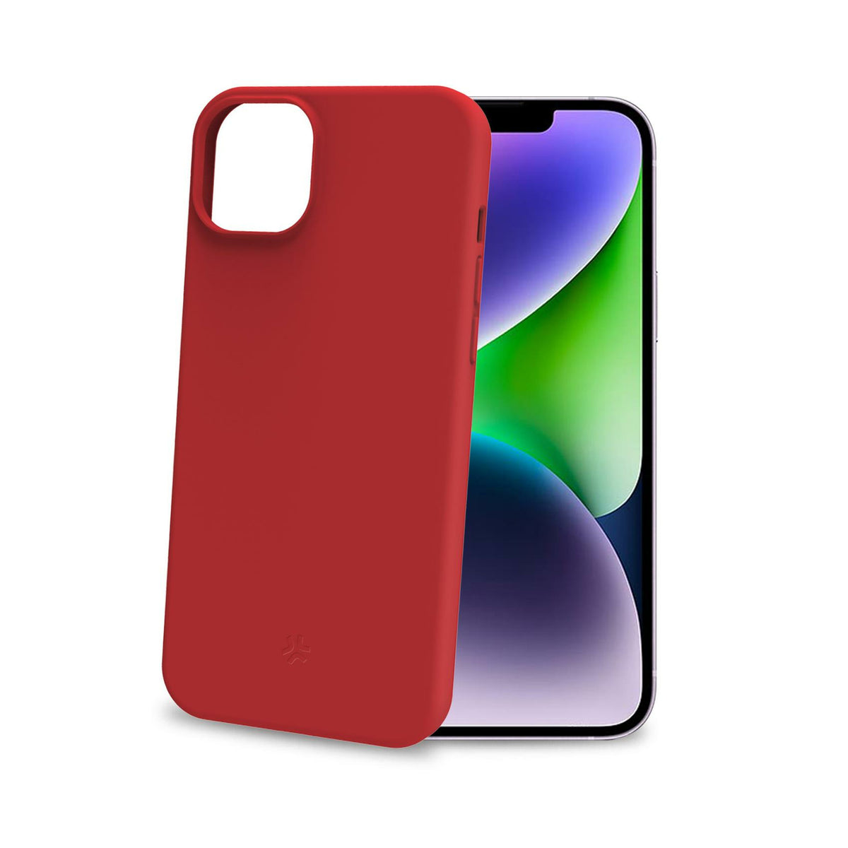 Funda CELLY Cromo iPhone 15 Plus Roja (CROMO1055RD)
