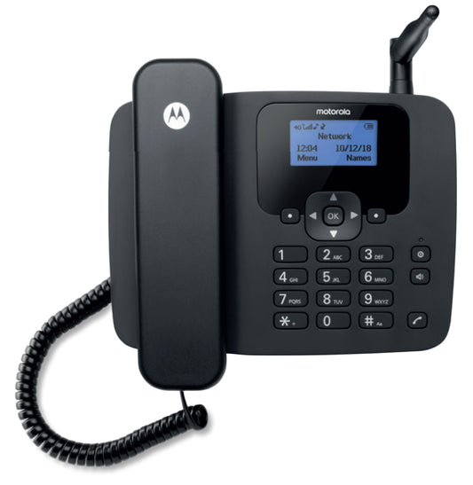 MOTOROLA FW410L WIRELESS 4G SIM PHONE BLACK
