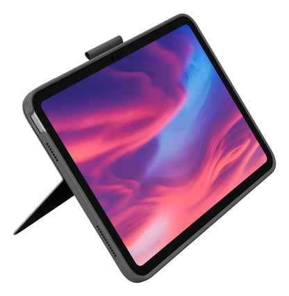 Funda con Teclado Retroiluminado con Trackpad para iPad Decima Generacion y iPad A16 Color Gris