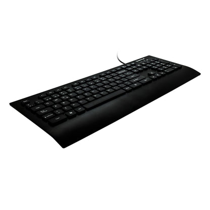 Teclado UNYKA WAVE KB10 Slim USB Negro (50543)
