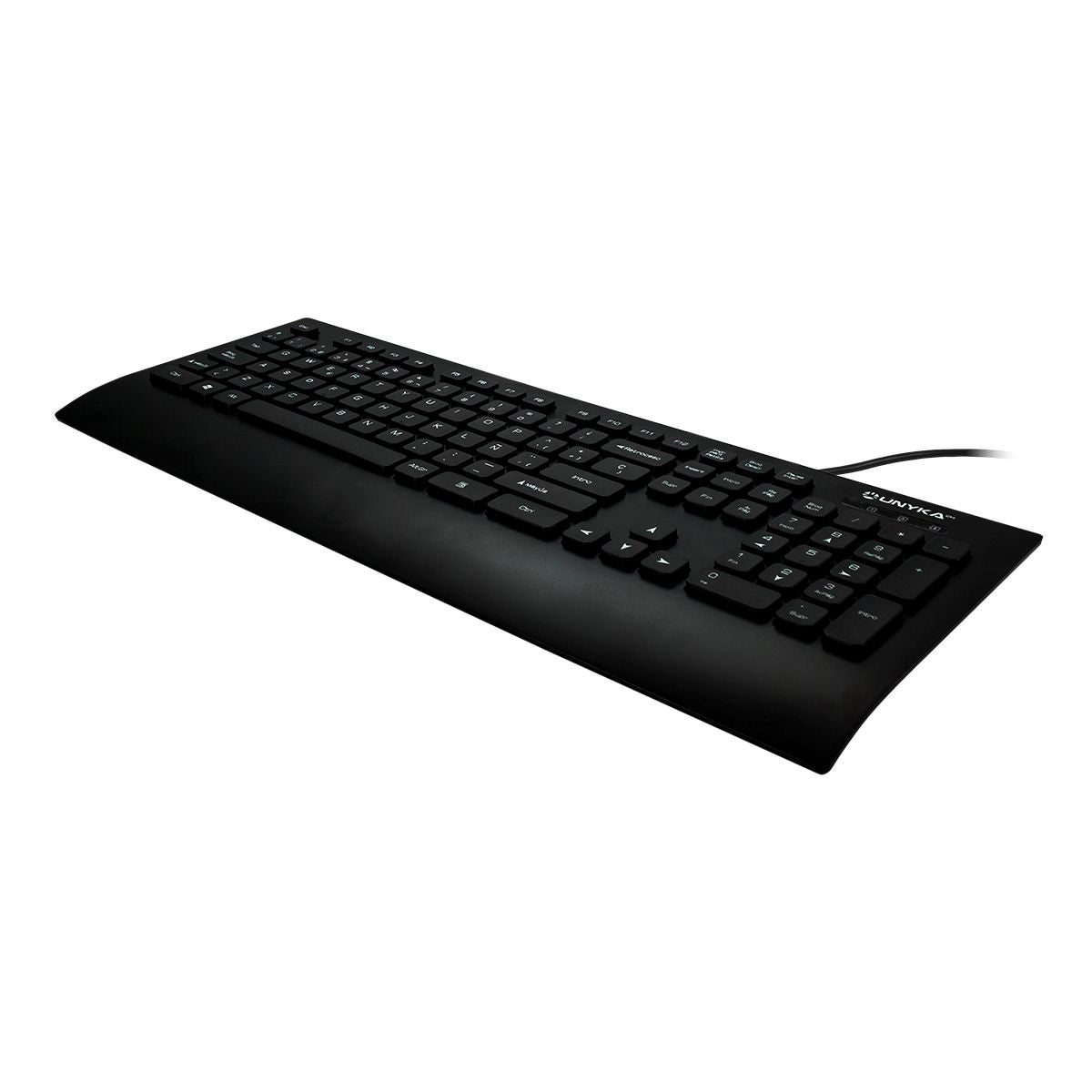 Teclado UNYKA WAVE KB10 Slim USB Negro (50543)