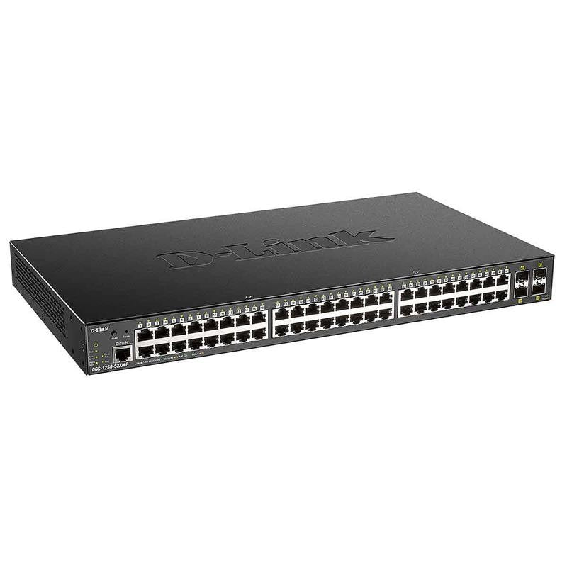 SWITCH D-LINK GIGABIT 52 PUERTOS DGS-1250-52X 48+4 10G SFP+