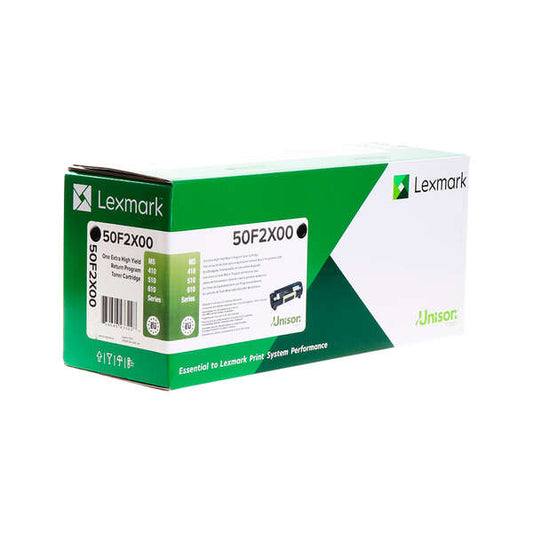 Lexmark MS410/MS415/MS510/MS610 Black Original Toner Cartridge - 50F2X0E/50F2X00/502X (Corporate)