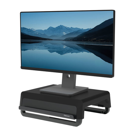 Fellowes Black Monitor Riser (100016560)