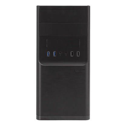 Caja UNYKA Dark Shadow 500W USB2/3 mATX Negra (52082)