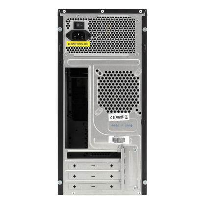 Caja UNYKA Dark Shadow 500W USB2/3 mATX Negra (52082)