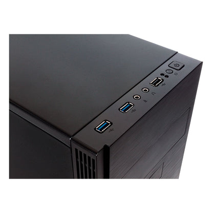 Caja Unyka Grey Rain Evo 500W mATX Negra (52088)