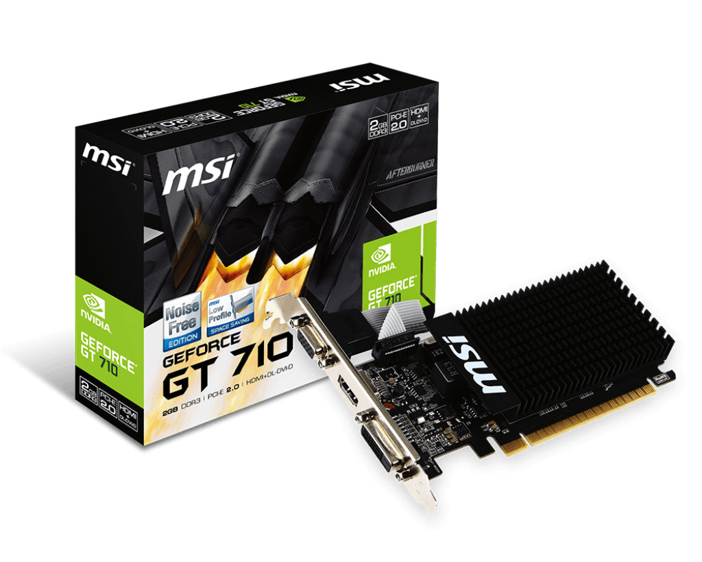 MSI PCIe GT710 2Gb D3H LP VGA DVI HDMI