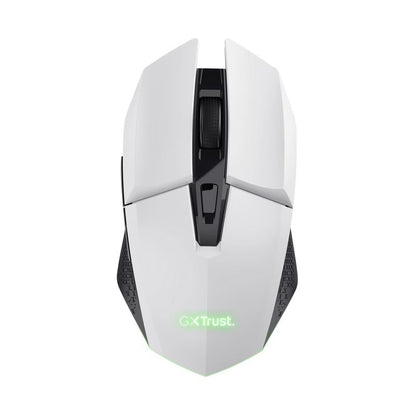 RATON TRUST GAMING GXT 110 FELOX RGB WIRELESS 4800DPI 6 BOTONES WHITE