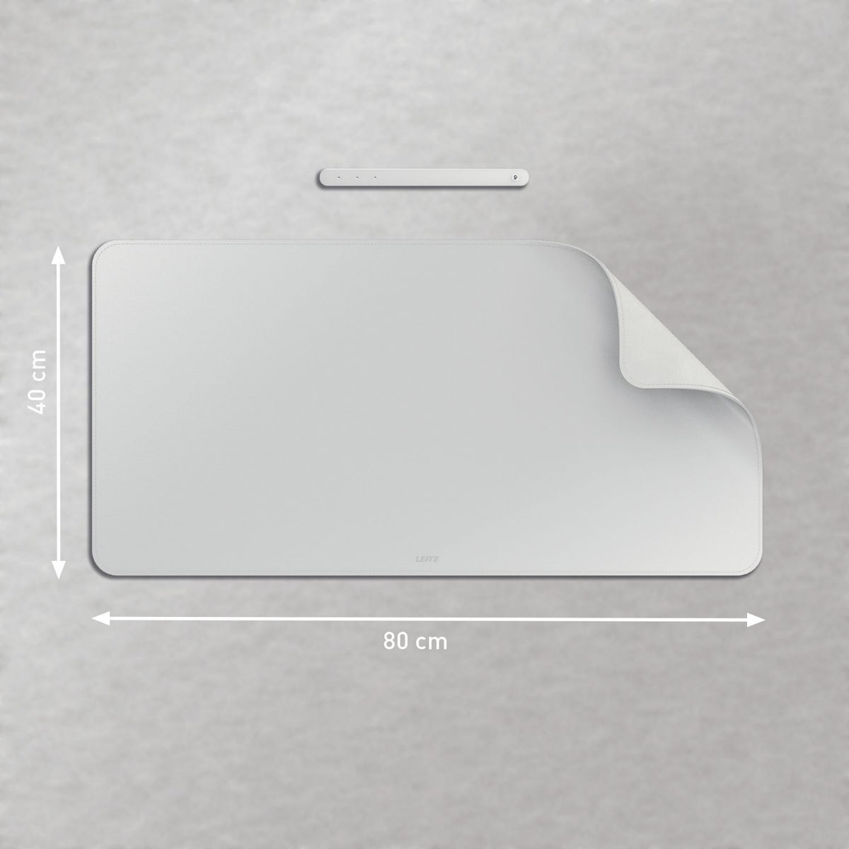 ALFOMBRILLA SOBREMESA LEITZ 80X40CM LIGHT GREY