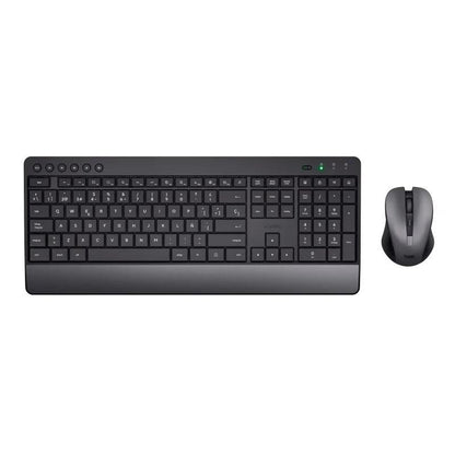 TECLADO + RATON TRUST TREZO WIRELESS BLACK ECO