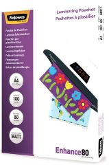Funda de plastificar mate a4 80 micras pack 100 uds