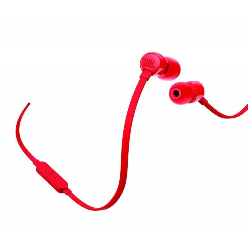 AURICULARES + MICROFONO JBL TUNE 110 IN EAR AUX RED