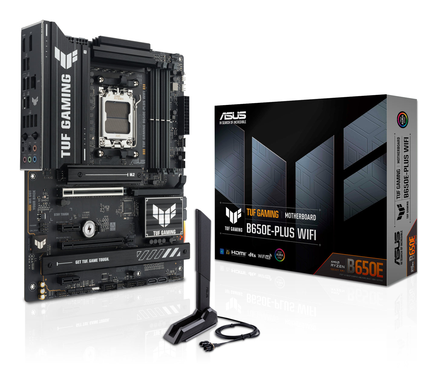 ASUS TUF GAMING B650E-PLUS WIFI: (AM5) 4DDR5 HDMI ATX