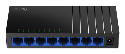 CUDY 8xRJ45 GbE Black Switch (GS108D)