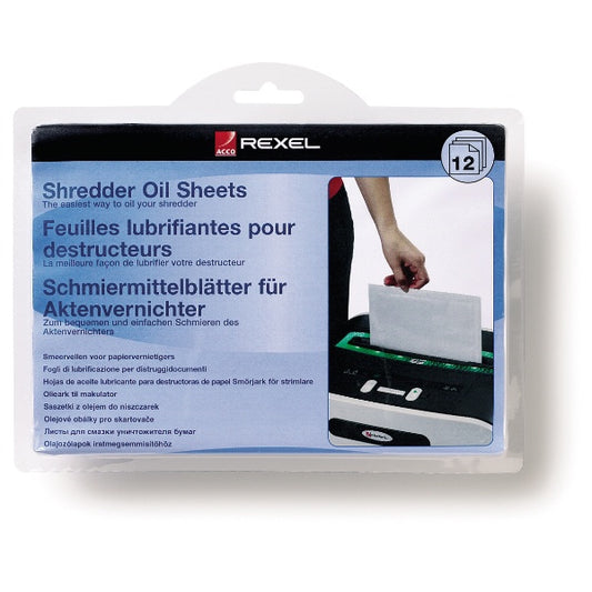 REXEL LUBRICATING PAPER PACK 12 UNITS