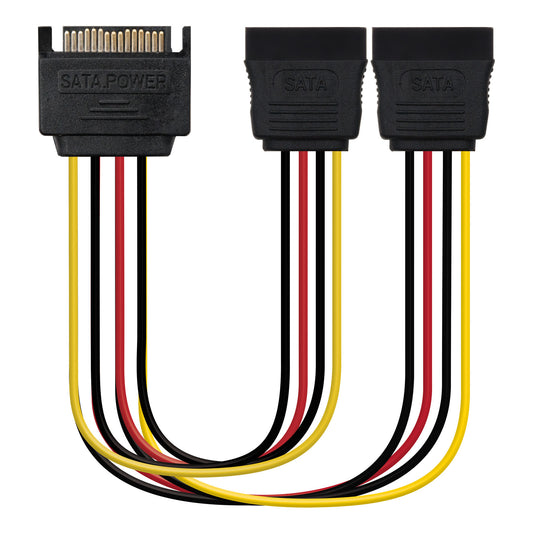 Nanocable SATA/M to 2xSATA/F 30cm (10.19.0104)
