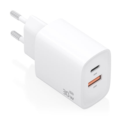 AISENS 30W USB-A/C White Wall Charger (A110-0952)