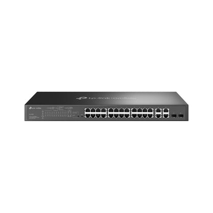 TP-Link 24xRJ45 2xSFP PoE+ 1U Black Switch (TL-SL2428P)