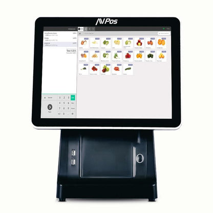 TPV AVPOS K6000 15" I5/8GB/SSD128GB/WIFI+BT/W11P IMPRESORA + 2 PANTALLA