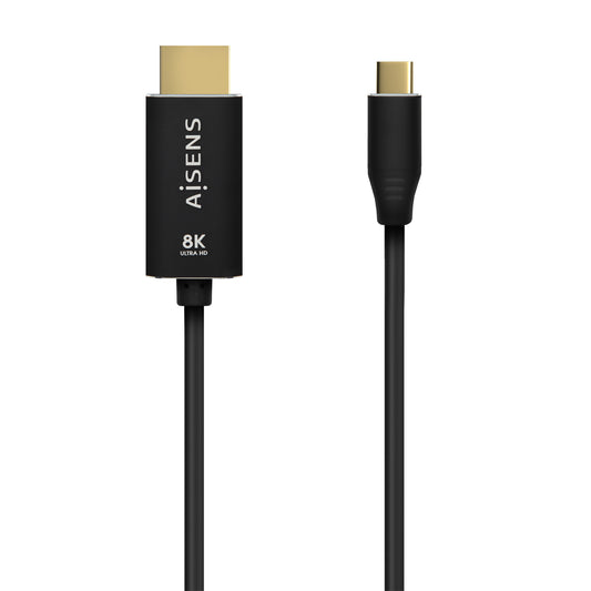AISENS USB-C/M to HDMI/M 8K Cable 1m Black (A109-0711)