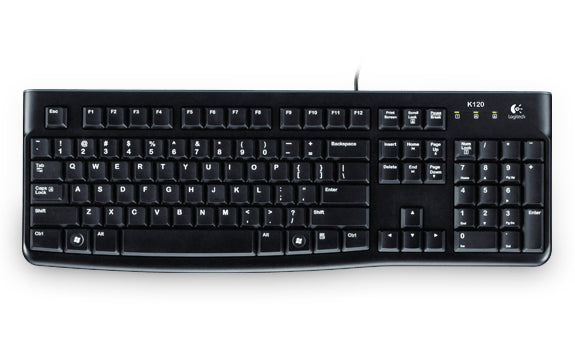 Teclado LOGITECH K120 USB Italiano Negro (920-002517)