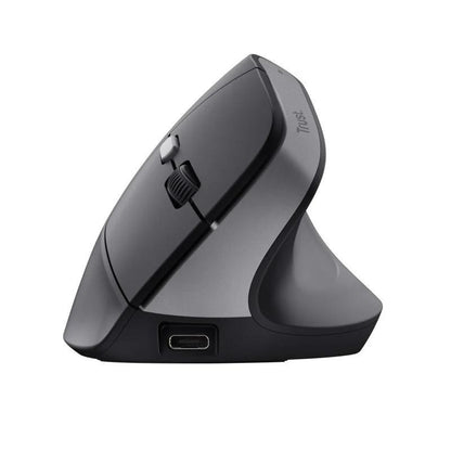 RATON TRUST BAYO II ERGONOMICO ECO 2400 DPI WIRELESS RECARGABLE BLACK