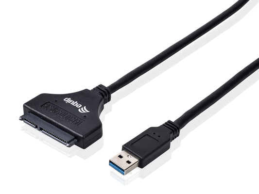 USB 3.0 Male to SATA 2.5" Male Adapter, 0.50 meters long, up to 2TB, compatible with USB 3.0, 2.0, and 1.1