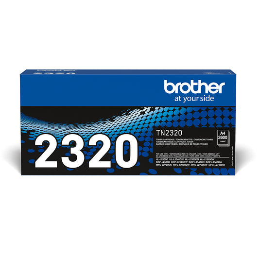 Toner BROTHER Laser Negro 2600 páginas (TN-2320)