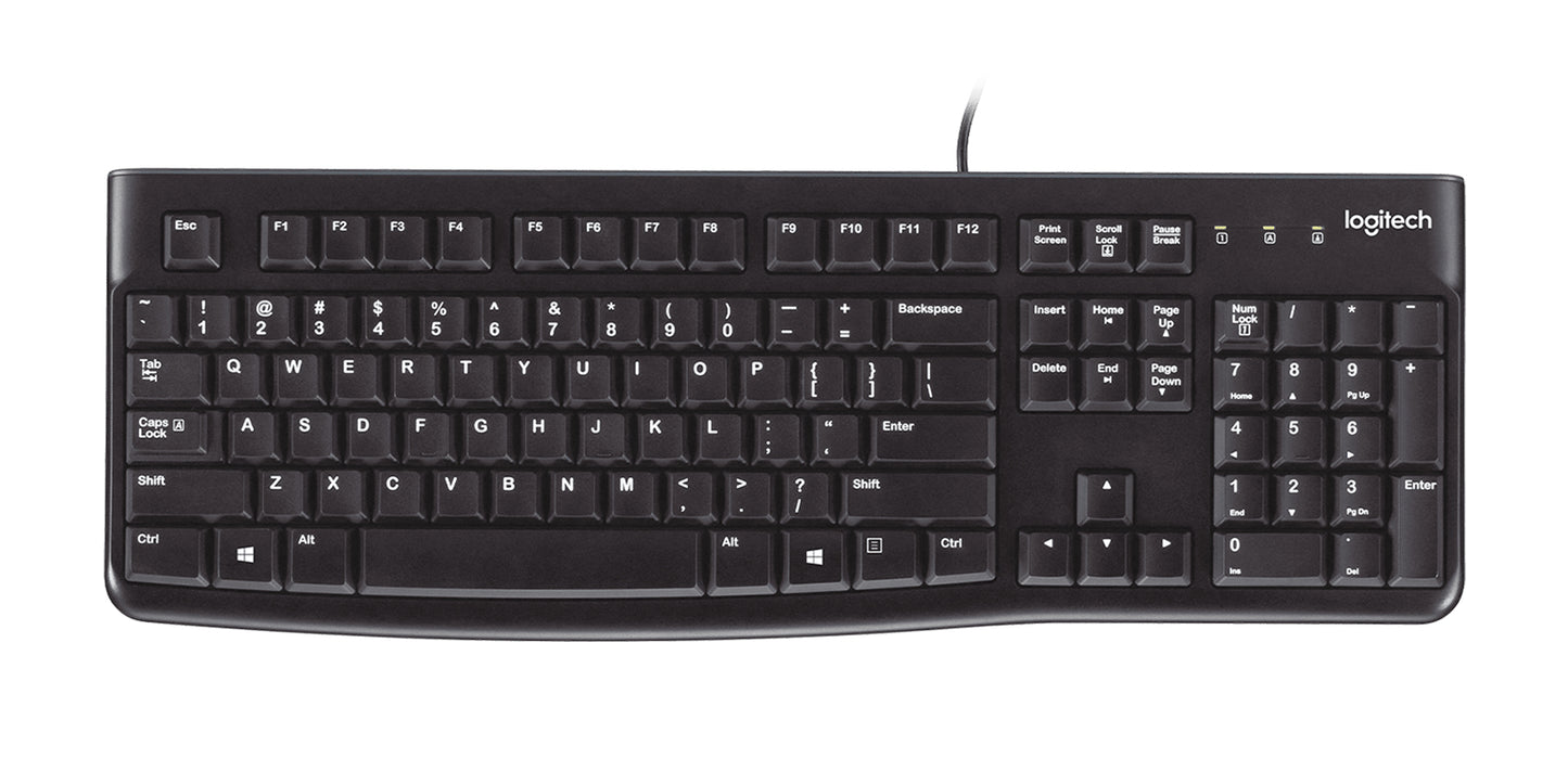 LOGITECH K120 USB Black Keyboard (920-002499)
