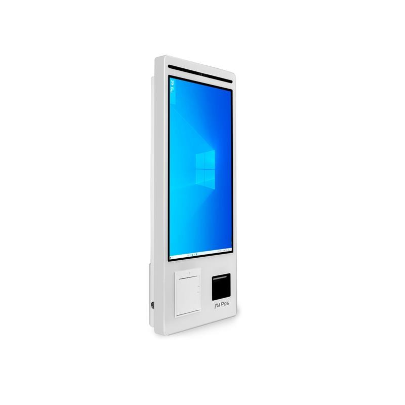 KIOSKO AUTOSERVICIO AVPOS SUELO 22" I3 10TH/8GB/256GB/WIFI/PRINTER/2D WHITE