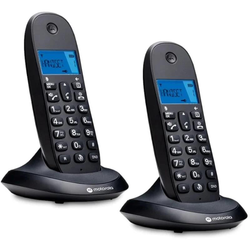 TELEFONO MOTOROLA C1002 CB+ DECT  WIRELESS BLACK ( 2UD )