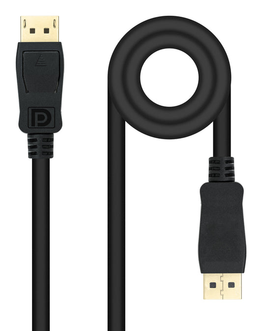 Nanocable DP 1.4/M a DP/M 1.5m Negro (10.15.2601-L150)