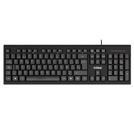 NILOX USB Black Keyboard (NXKBE000011)