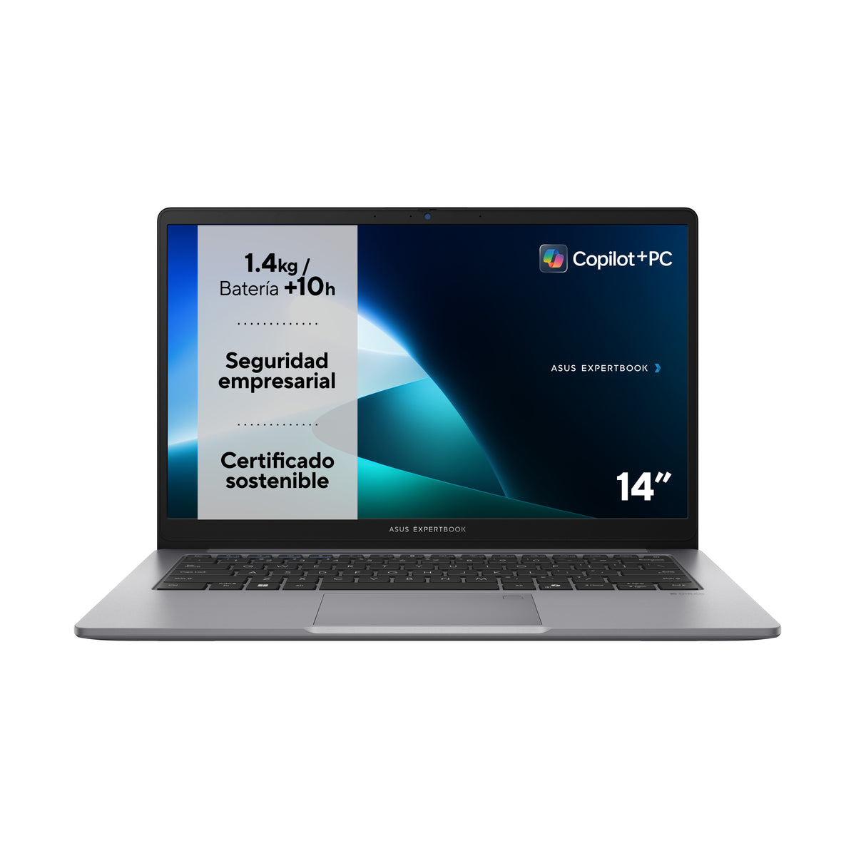 Portatil Expertbook P1 P1403cva-S60625x Intel I5 13420h (13a Generacion)  Memoria Ram 16Gb DDR5 512Gb SSD M.2 NVME PCIE 14' Full HD 1920x1080 Grafica Integrada Intel UHD Graphics Webcam Ethernet Wifi 6 Bluetooth 5.3 2xUSB-C  3.2  Compatible Displaypo