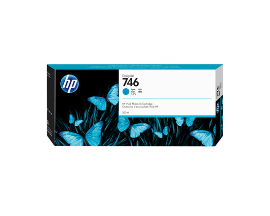 Tinta HP Cian 300ml (P2V80A) N746