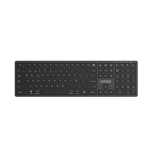 NILOX Professional Dual Wireless Keyboard Black (NXKBW01B)
