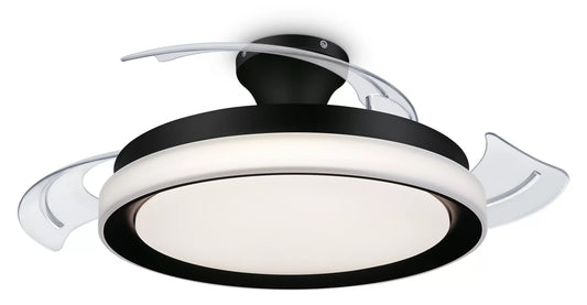 Ventilador Techo Philips + Plafón Negro (929004081701)