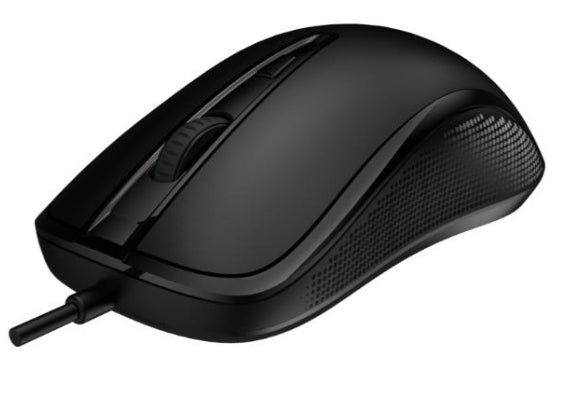 Ratón NILOX Óptico USB-A 2400dpi Negro (MOUSB1014)