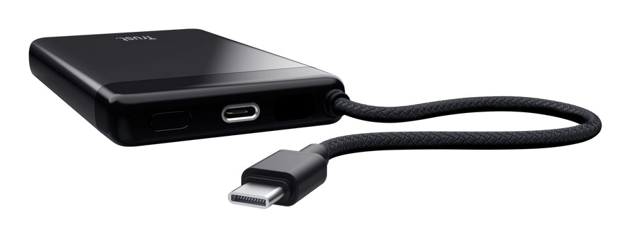 PowerBank Trust Fiera 10000mAh with fixed cable (25880)