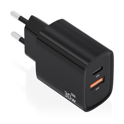 AISENS 30W USB-A/C Black Wall Charger (A110-0953)