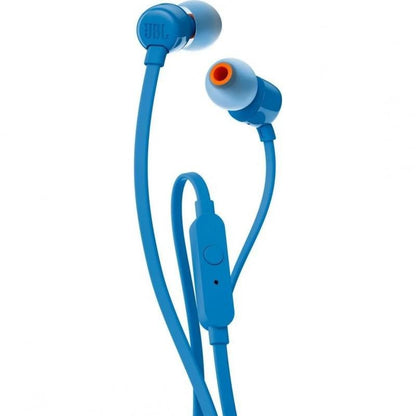 AURICULARES + MICROFONO JBL TUNE 110 IN EAR AUX BLUE