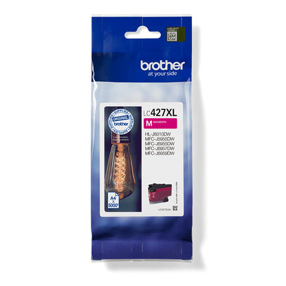 Brother LC427XL Magenta Original Ink Cartridge - LC427XLM. 5,000 Pages