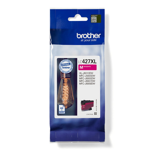 Brother LC427XL Magenta Original Ink Cartridge - LC427XLM. 5,000 Pages