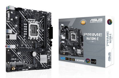 ASUS PRIME H610M-E-CSM: (1700) 2DDR5 HDMI VGA DP mATX