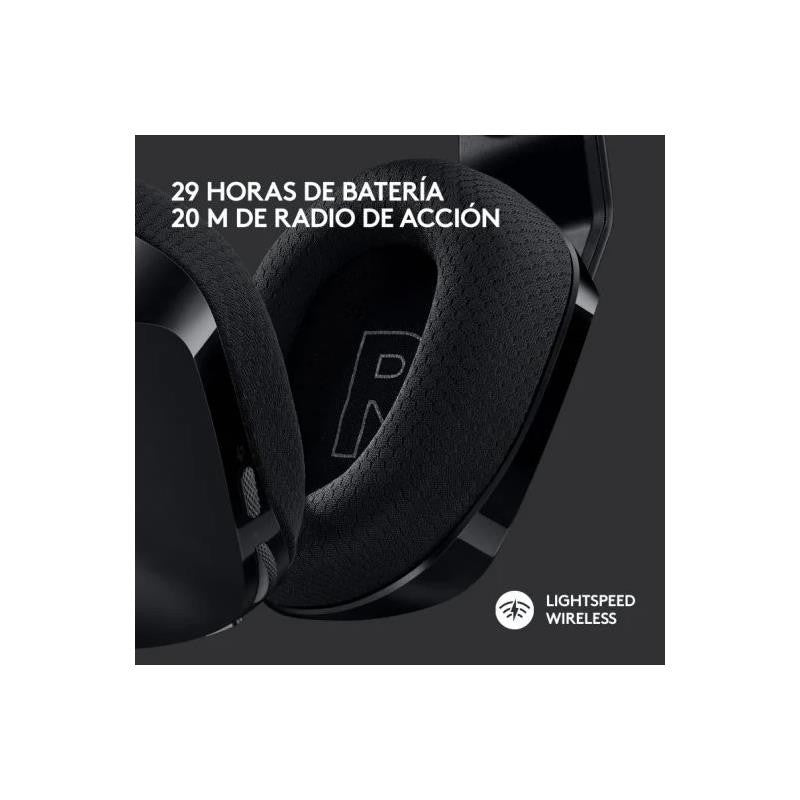 AURICULARES + MICROFONO LOGITECH GAMING G733 RGB WIRELESS BLACK