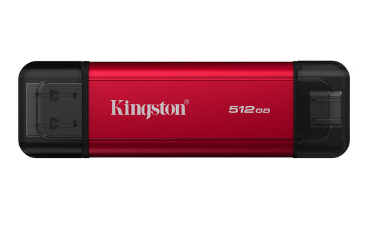 SSD Kingston 512Gb Dual USB-A/C 3.1 Black/Red (SPSD/51